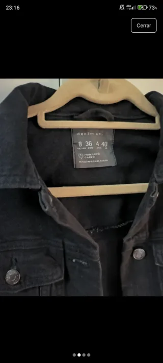 Chaqueta Vaquera Negra Primark