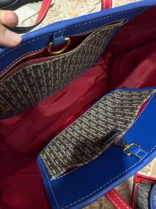 Bolso CH + Cartera Marrón Multicolor