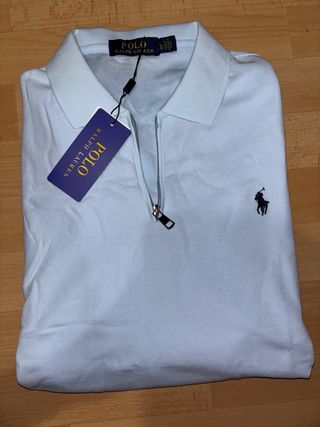 Polo Ralph Lauren Manga Longa Azul