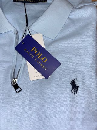 Polo Ralph Lauren Manga Longa Azul