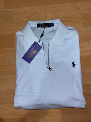 Polo Ralph Lauren Manga Longa Azul