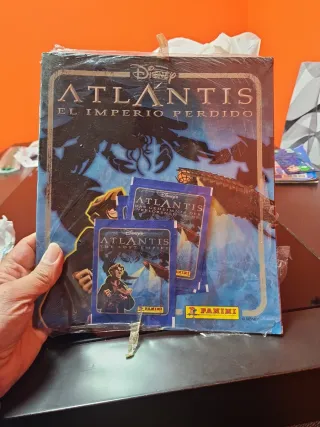 Álbum Panini Atlantis El Imperio Perdido VACIO.