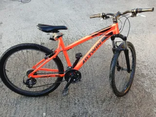 Bicicleta Btwin Naranja Montaña