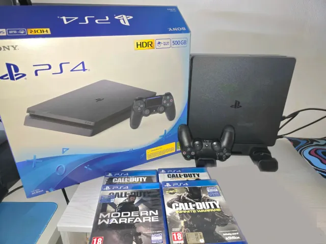 PlayStation 4 Slim 500GB Nera + Giochi
