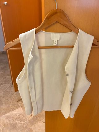 Chaleco H&M blanco
