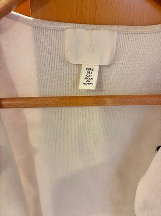 Chaleco H&M blanco