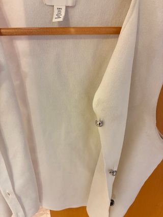 Chaleco H&M blanco