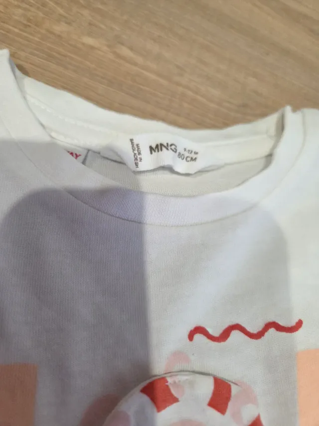 Conjunto verano bebé camiseta y short