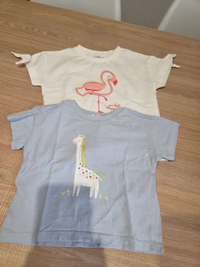 Pack 2 camisetas niña estampadas