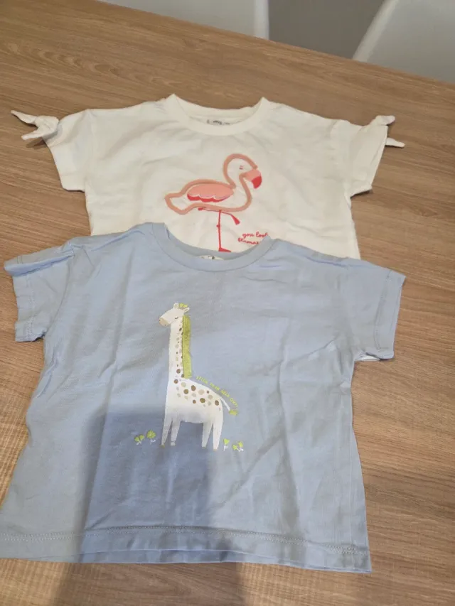 Pack 2 camisetas niña estampadas