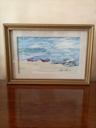 Quadretto dipinto a mano 33x23cm