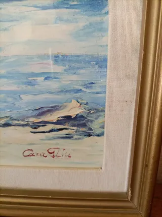 Quadretto dipinto a mano 33x23cm