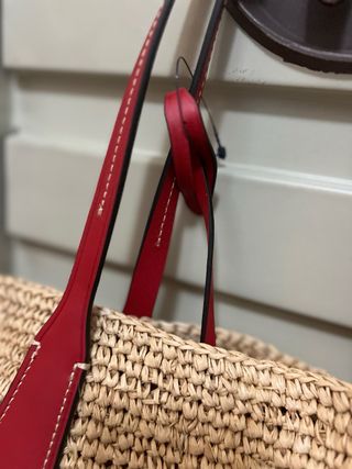 Bolso Tote Rafia Grande Polo Ralph Lauren