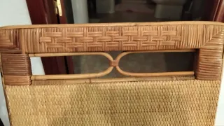 Par de sillones de mimbre muy cómodos