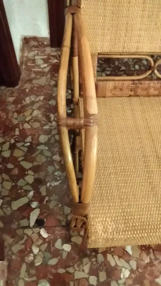 Par de sillones de mimbre muy cómodos