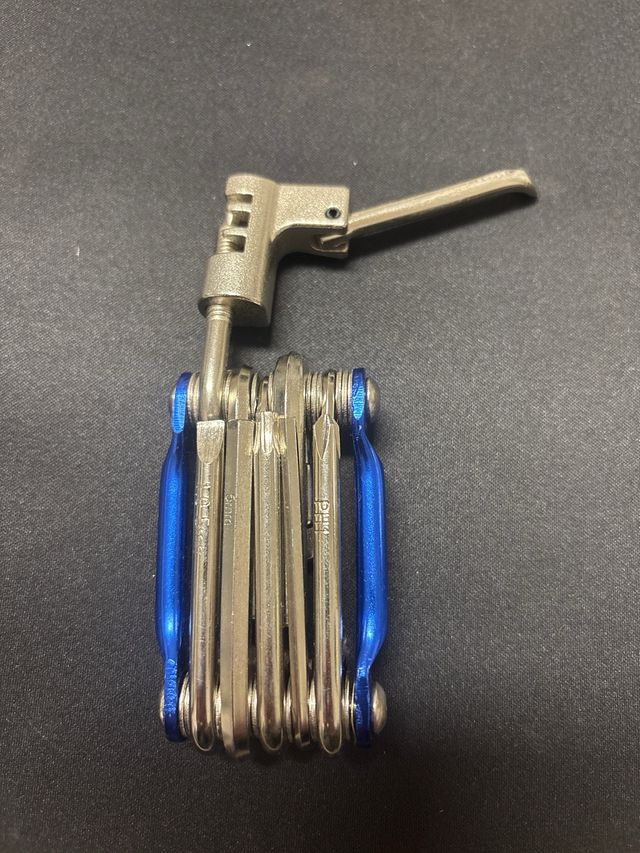 Llave Multifuncional Bicicleta Azul