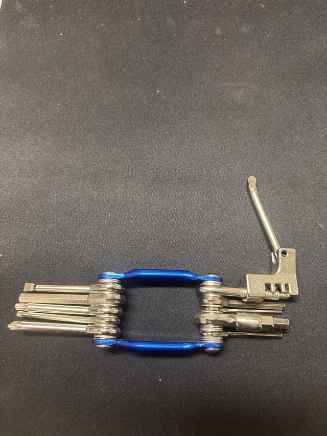 Llave Multifuncional Bicicleta Azul