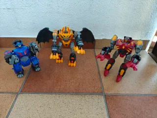 3 Transformers Power Rangers Juguetes