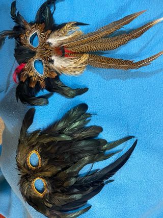 Máscaras Venecia Carnaval Plumas