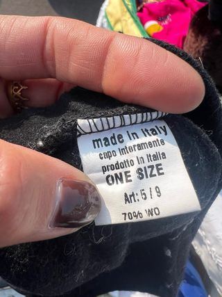 Cappello berretto fantasia geometrica