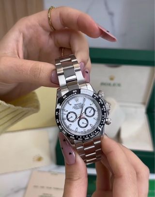 Rolex Daytona Plata y Blanco