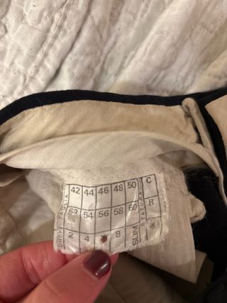 Pantaloni vintage uomo blu