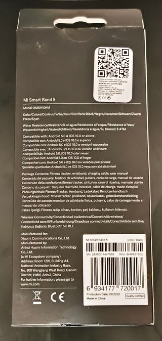 Xiaomi Mi Band 5 nuovo di zecca