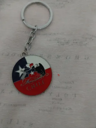 Llavero de fútbol con moneda