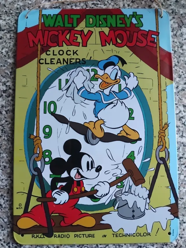 Quadro in latta Walt Disney Mickey Mouse