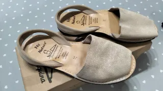 Menorquina Beige Tg 37 Made in Spain