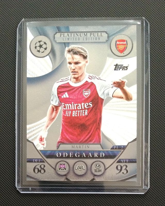 Platinum Pull Topps Match Attax Martin Ødegaard