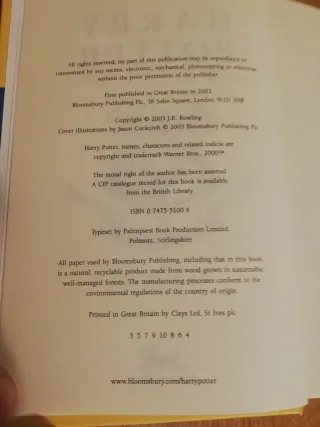 Harry Potter And The Order Of The Phoenix