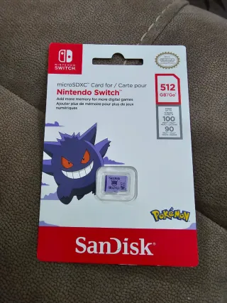 Tarjeta microSDXC SanDisk 512GB Nintendo Switch