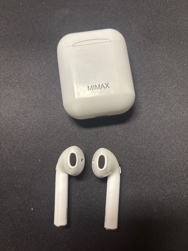Auriculares inalámbricos Mimax blancos
