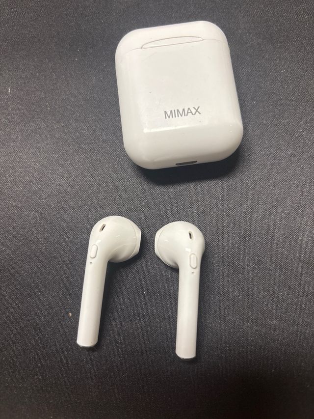 Auriculares inalámbricos Mimax blancos