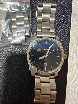 Reloj Fossil Azul y Plateado