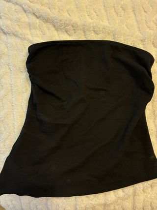 Top palabra de honor Bershka negro talla única