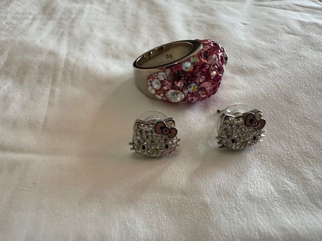 Conjunto Hello Kitty Swarovski