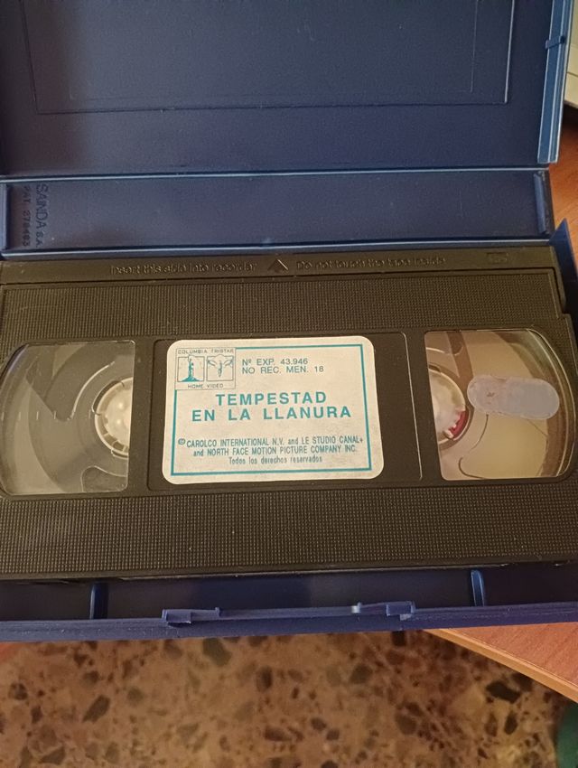 TEMPESTAD EN LA LLANURA VHS
