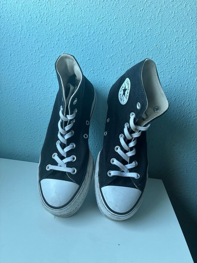 Converse Plataforma Negras