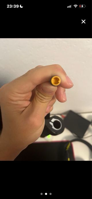 Puños para patinete con detalles dorados