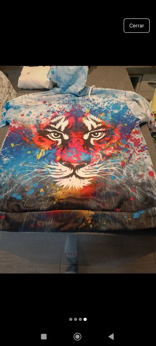 Sudadera con estampado de tigre