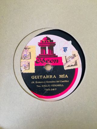 Discos pizarra gramófono antiguos
