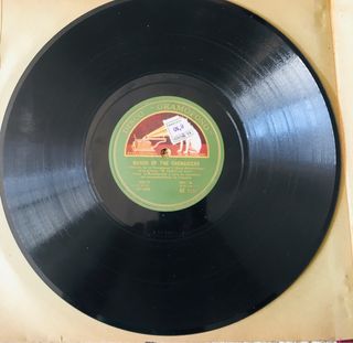 Discos pizarra gramófono antiguos