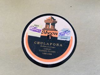 Discos pizarra gramófono antiguos