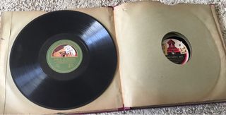 Discos pizarra gramófono antiguos