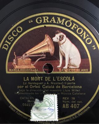 Discos pizarra antiguos 12”para gramófono