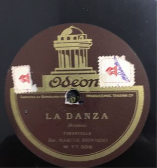 Discos pizarra antiguos 12”para gramófono