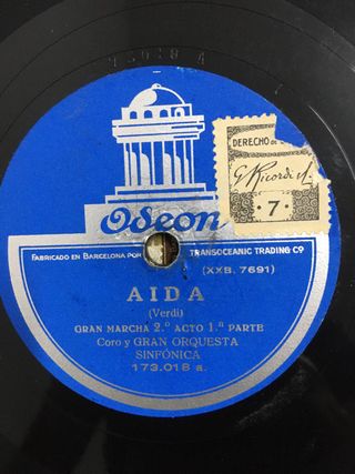 Discos pizarra antiguos 12”para gramófono