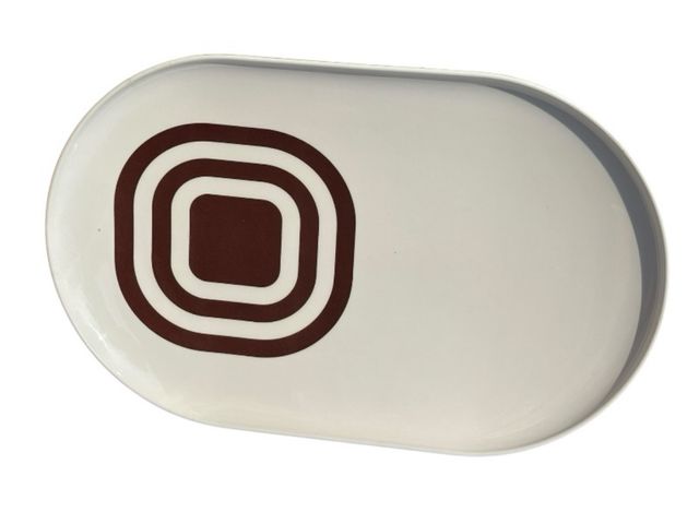 Vassoio Melamina Space Age Anni '70